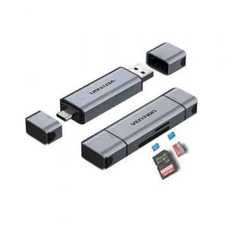 Vention CLKB0 leitor de cartões USB 3.2 Gen 1 (3.1 Gen 1) Type-/