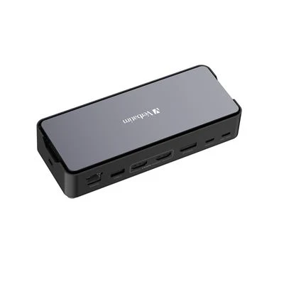 VERBATIM DOCK 8K USB-C 2XHDMI 1XDP 1XSSD SLOT 1XRJ45 3XUSB3.2 CR