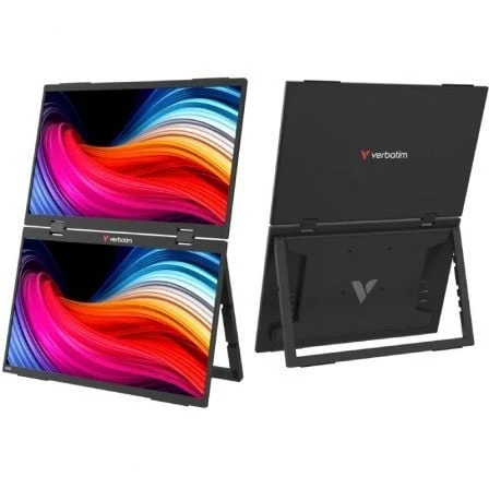 VERBATIM DUAL MONITOR 15.6" IPS FULLHD HDR SPEAKERS