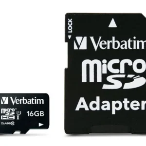 VERBATIM MICRO SDHC 16GB CLASS 10 CADAPTADOR