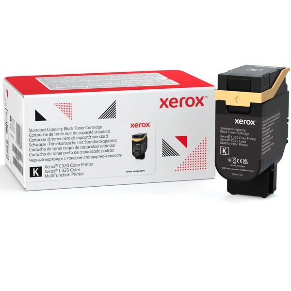 XEROX C320 C325 NEGRO CARTUCHO DE TONER ORIGINAL - 006R04823