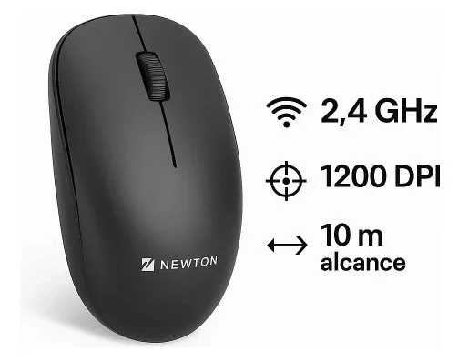 🖱️ Mouse Sem Fio Preto NMS-007 – Liberdade, Precisão e Estilo em um Só Clique