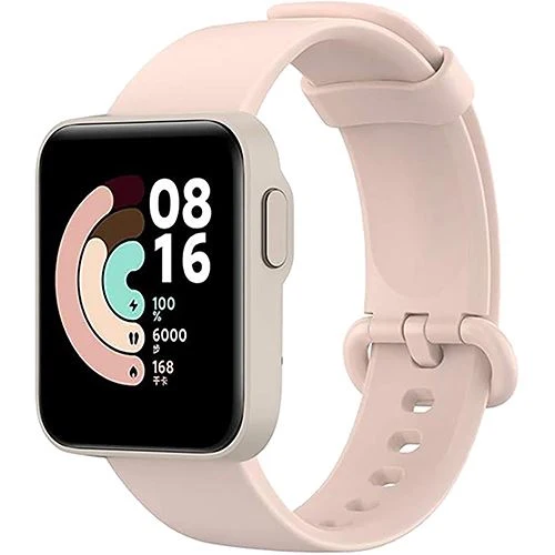 Bracelete 4-OK para Xiaomi Redmi Watch 2 Lite - Rosa com Película Protetora Inclusa