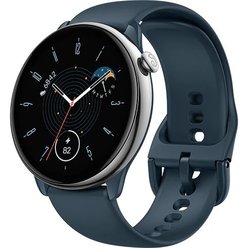 Companheiro de Saúde Smartwatch Amazfit GTR Compacto Blue