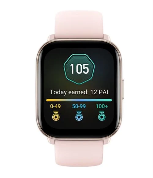 Monitor de ECG Smartwatch Amazfit Active- Pétala Rosa