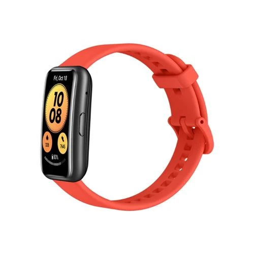 Monitor de ECG Smartwatch Huawei Watch Fit Atual Vermelho