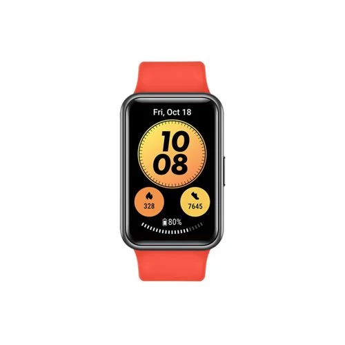 Monitor de ECG Smartwatch Huawei Watch Fit Atual Vermelho