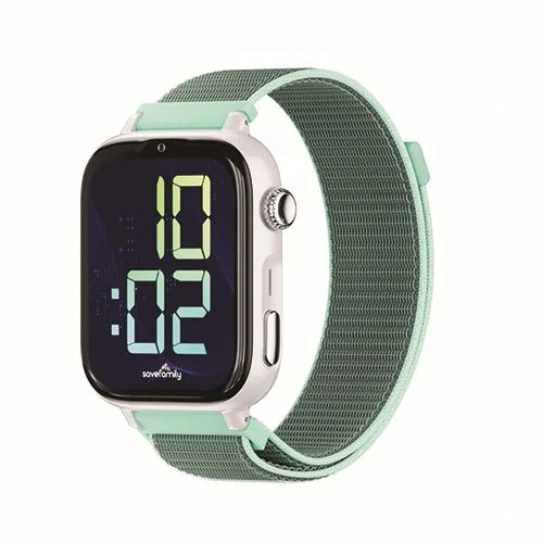 Monitor de ECG Smartwatch 4G para Crianç Savefamily Savewatch Plus 2 - Branco / Ocean