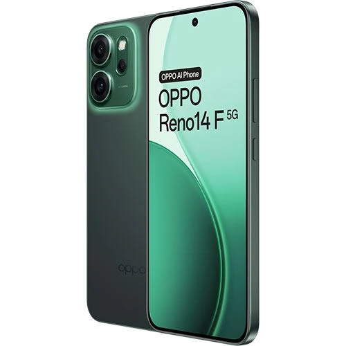 Monitor Esportivo Oppo Reno14 F 5G - 256GB - Verde Luminoso