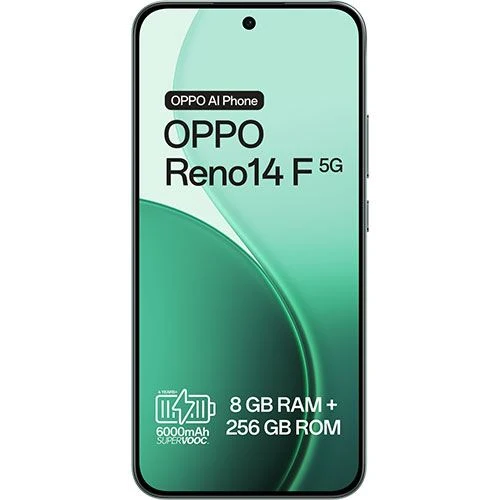 Monitor Esportivo Oppo Reno14 F 5G - 256GB - Verde Luminoso