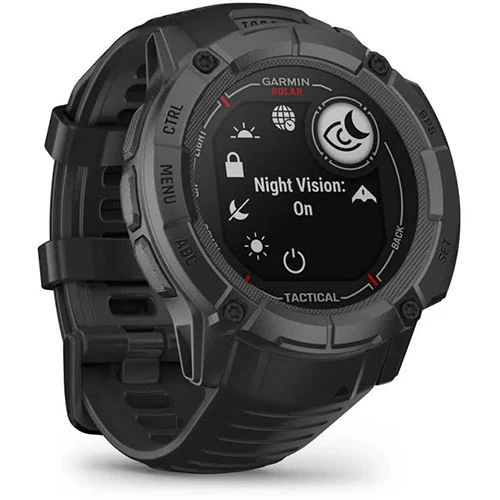 Monitor Esportivo Smartwatch Garmin Instinct 2X Solar Tactical - Preto