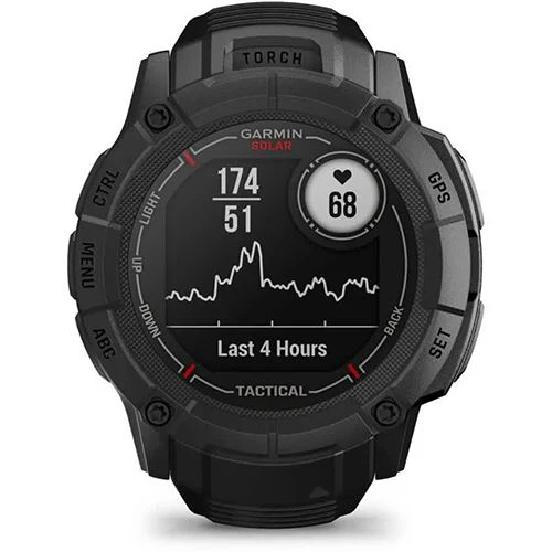 Monitor Esportivo Smartwatch Garmin Instinct 2X Solar Tactical - Preto
