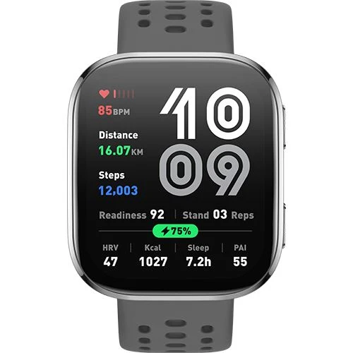 Relógio com Assistente Smartwatch Amazfit Bip 6 - Charcoal