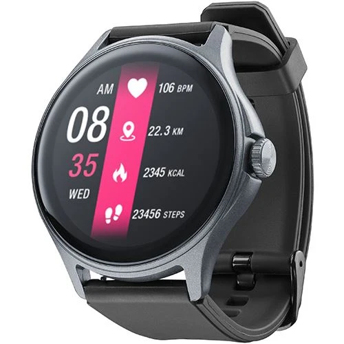 Relógio com Assistente Smartwatch Cellular Line ION PRO Round - Preto