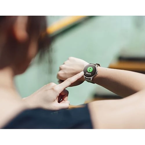Relógio com Assistente Smartwatch Cellular Line ION PRO Round - Preto