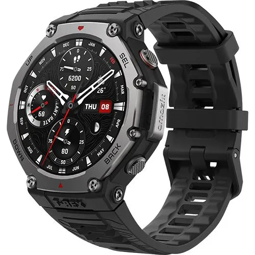 Relógio com GPS Smartwatch Amazfit T-Rex 3 - Preto Onix