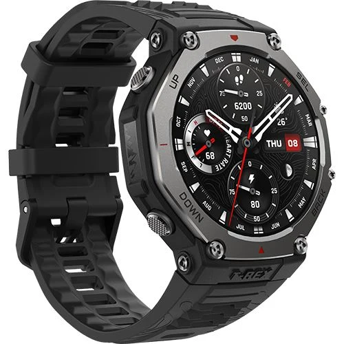 Relógio com GPS Smartwatch Amazfit T-Rex 3 - Preto Onix