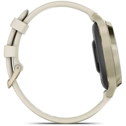 Relógio com GPS Smartwatch Garmin Lily 2 Active 38mm - Dourado Lunar/Branco Osso