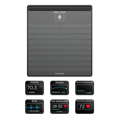 Relógio com NFC Balanç Withings Body Scan - Preto