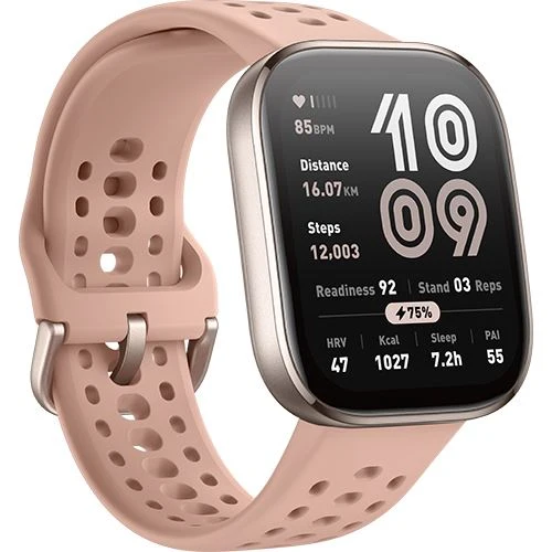 Smartwatch Amazefit Bip 6 – Rosa (Blush) com Tela Always-On