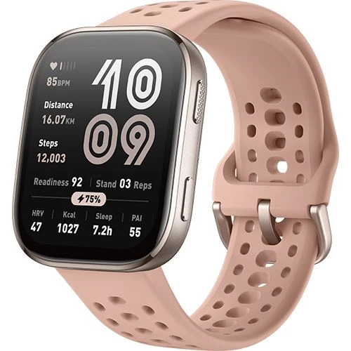 Smartwatch Amazefit Bip 6 – Rosa (Blush) com Tela Always-On