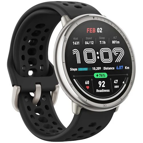 Smartwatch Amazfit Active 2 Round - Preto com Resistência Quedas