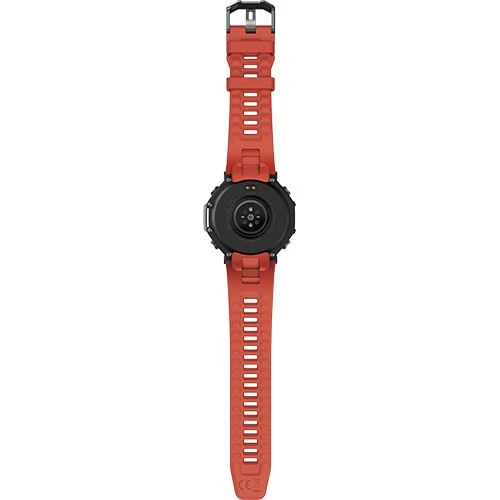 Smartwatch Amazfit T-Rex 3 - Vermelho Lava com Película Protetora Inclusa