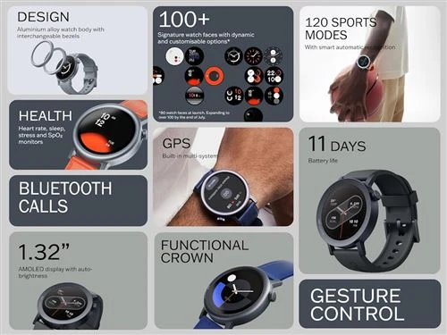 Smartwatch CMF Nothing Watch Pro 2 - Azul | Resistente à Água