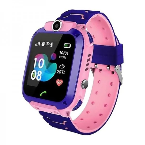 Smartwatch de Crianç c/ GPS - ROSA com Monitor Cardíaco