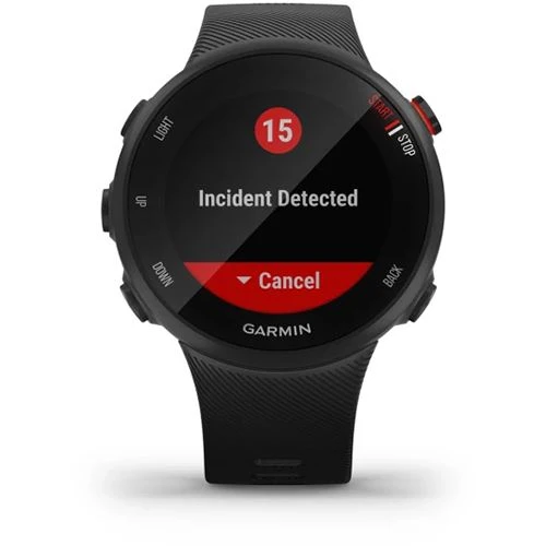 Smartwatch Garmin Forerunner 45S - Preto Compatível com Samsung Galaxy
