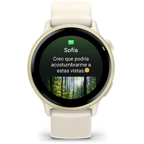 Smartwatch Garmin Vívoactive® 6 - Branco com Película Protetora Inclusa