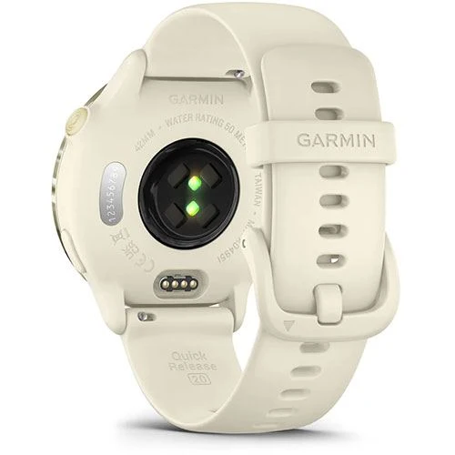Smartwatch Garmin Vívoactive® 6 - Branco com Película Protetora Inclusa