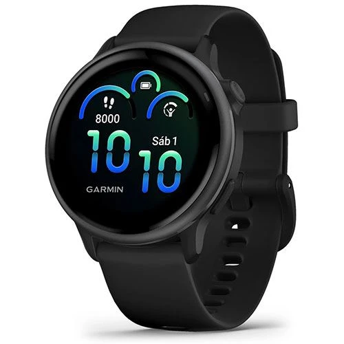 Smartwatch Garmin Vívoactive® 6 - Preto - 1.78" AMOLED