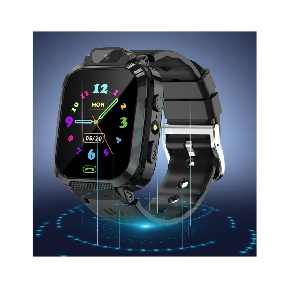 Smartwatch Infantil D11-2G - AZUL com Tela Always-On