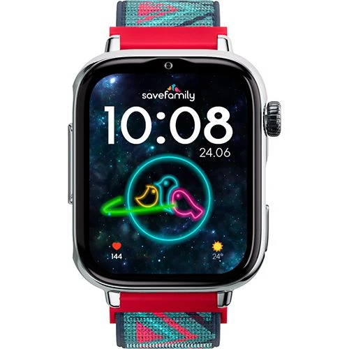 Smartwatch 4G para Crianç Savefamily Savewatch Plus 2 - Brilhante / Tribeca (Azul / Rosa) com Resistência Quedas