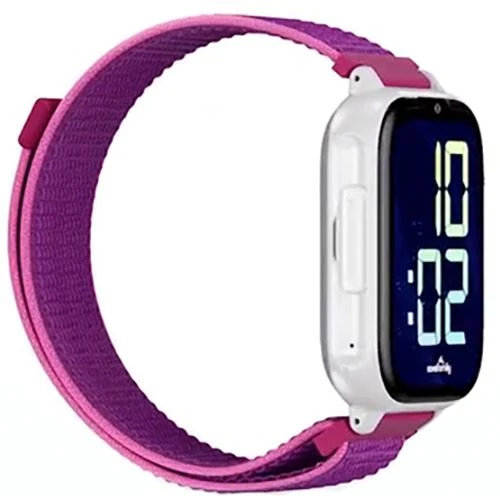 Smartwatch 4G para Crianç Savefamily Savewatch Plus 2 - Branco / Framboesa (Rosa) para Natação e Mergulho