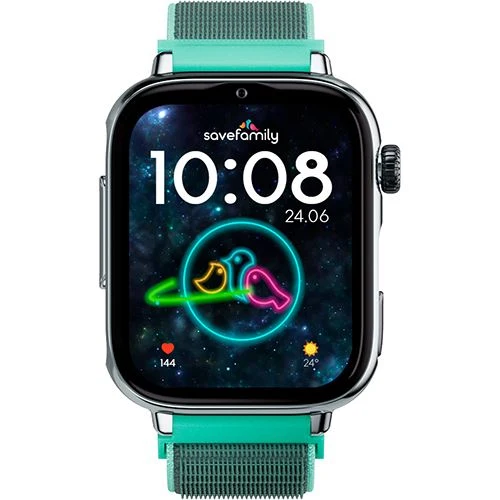 Smartwatch 4G para Crianç Savefamily Savewatch Plus 2 - Brilhante / Ocean