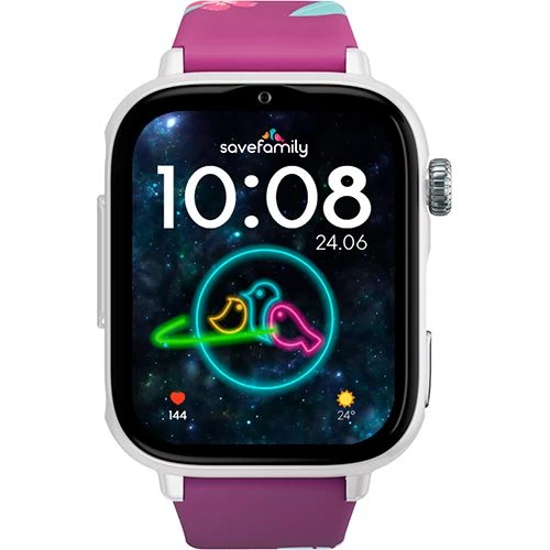 Smartwatch 4G para Crianç Savefamily Savewatch Plus 2 - Branco / Maui com Tela Always-On