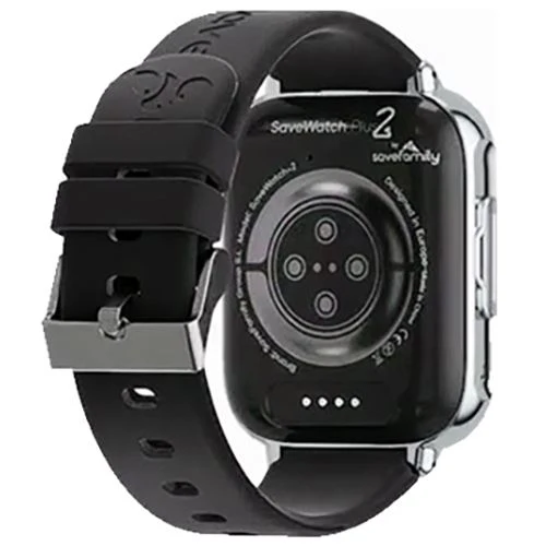 Smartwatch 4G para Crianç Savefamily Savewatch Plus 2 - Silver / Carvão is Black com Resistência Quedas