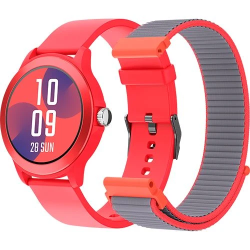 Smartwatch SPC Smartee Duo Vivo - Vermelho com Película Protetora Inclusa