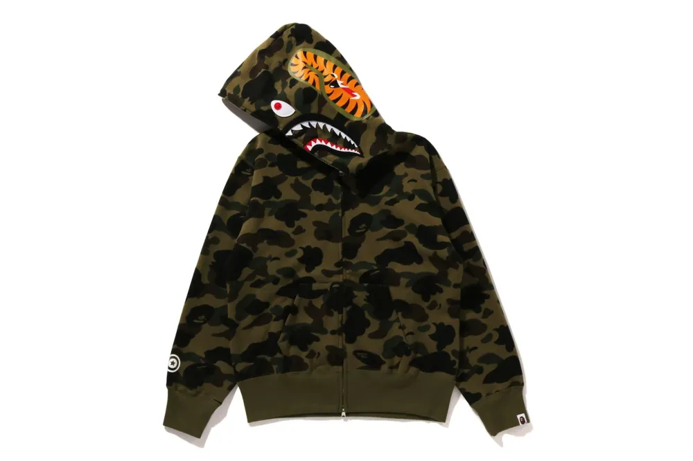 1ST CAMO SHARK FULL ZIP HOODIE LADIES (Modelo S5) S
