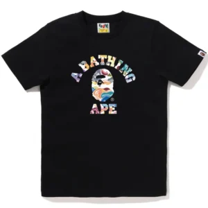 ART CAMO COLLEGE TEE LADIES com Bateria de 7 Dias 2xs