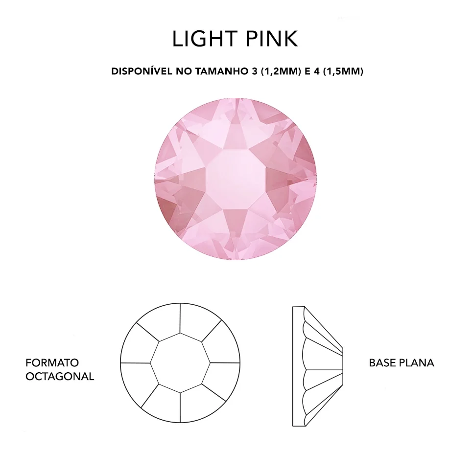 Cristais Light Rosa