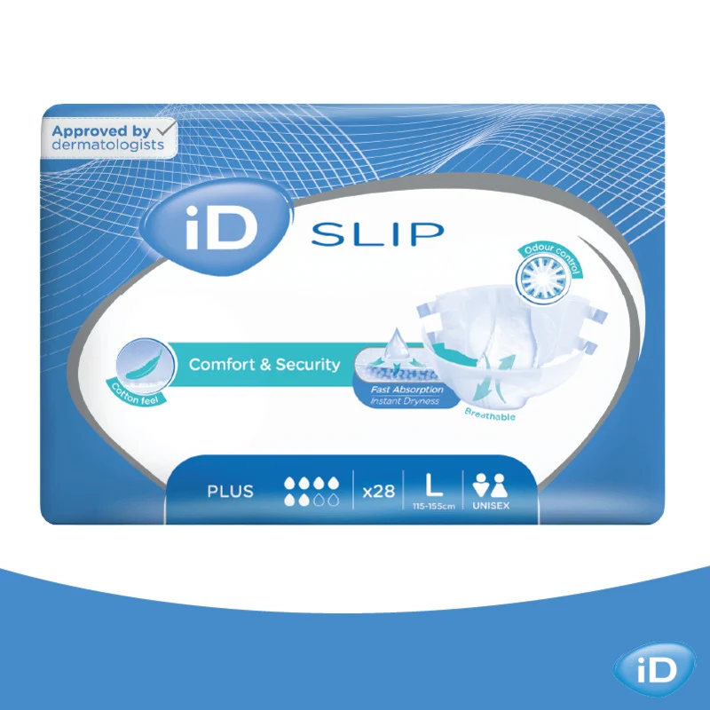 Fraldas iD Expert slip PLUS para Corredores