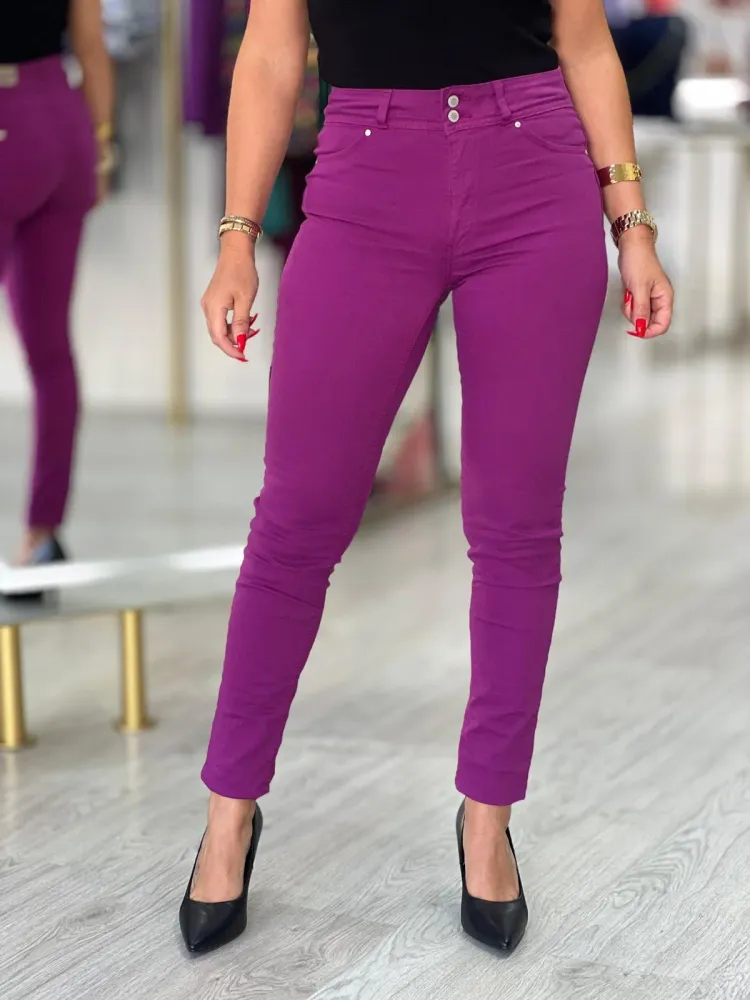 Jegging super skinny push up com Tela AMOLED