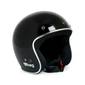 JETT Glossy Preto Helmet - Roeg X