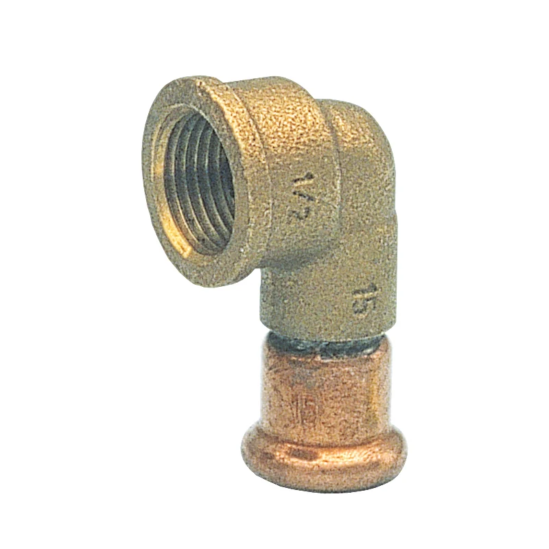 Joelho Cobre Press 90° F F com Certificação IP68