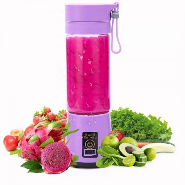 Liquidificadora Portátil Recarregável - ROXO para Monitoramento do Sono