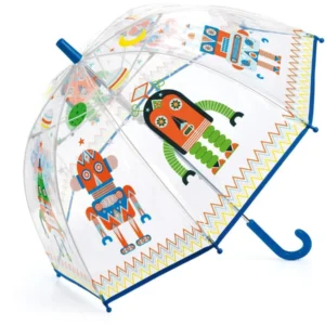 Medium transparent robot umbrella