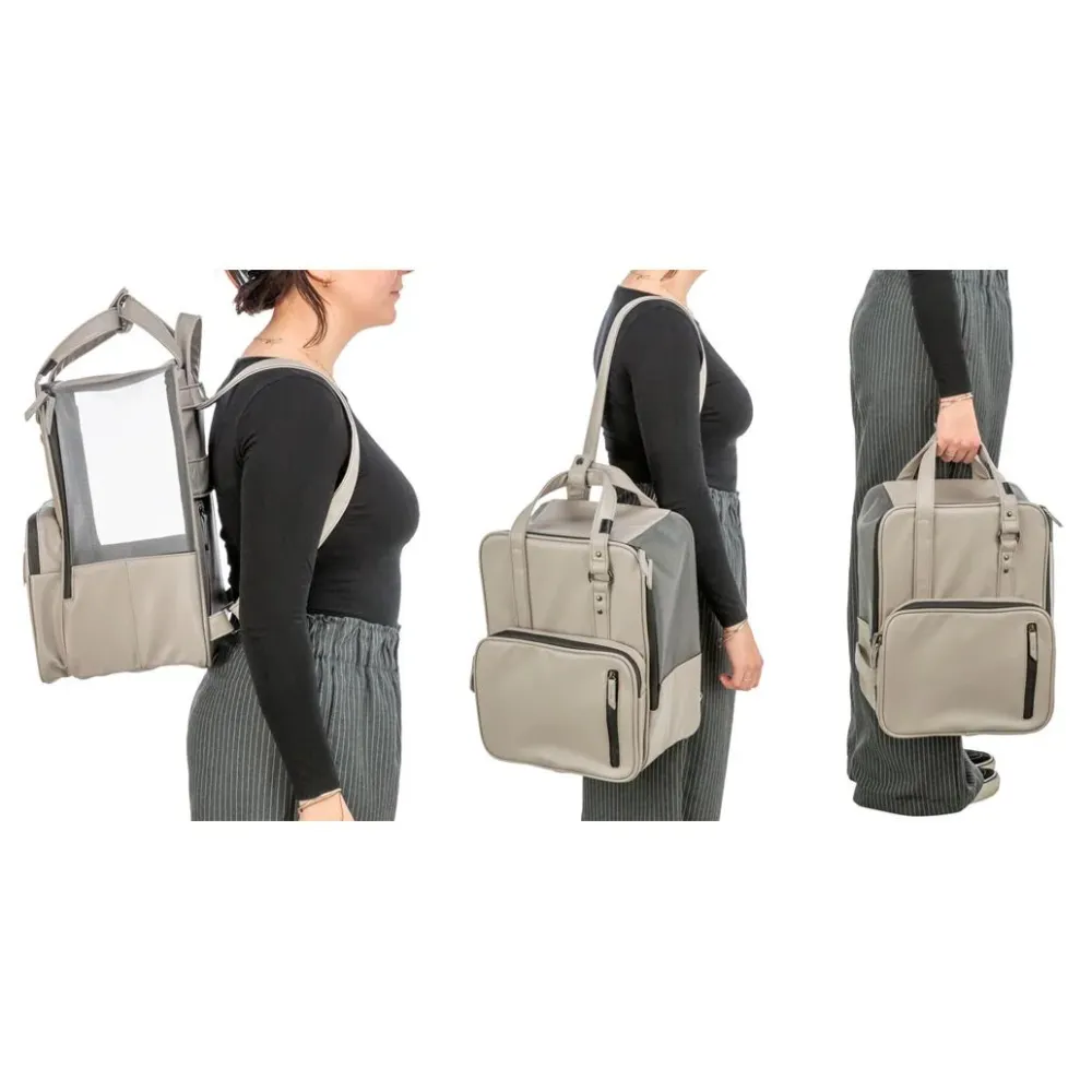 Mochila transportadora "CityStyle" - Trixie com Bateria de 7 Dias